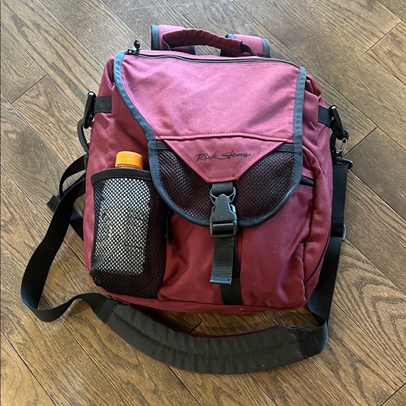 RICK STEVES Velocé Shoulder Courier Bag Backpack Messenger Bag - Picture 1 of 14